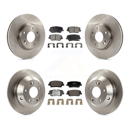 Rotors de frein avant arrière et Kit de plaquettes semi-métalliques pour Hyundai Santa Fe Kia Sorent