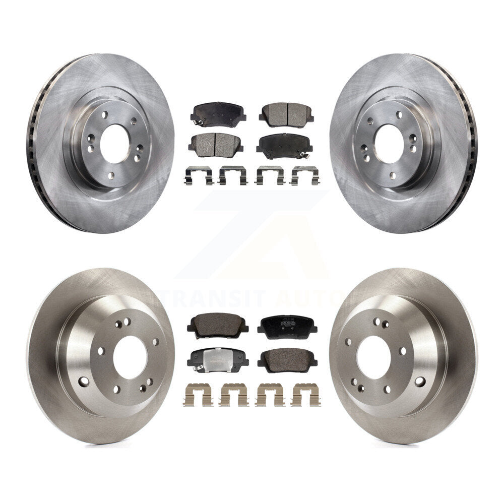 Kit de plaquettes semi-métalliques de Rotor de frein à disque avant et arrière, pour Hyundai Santa Fe Sport Ki