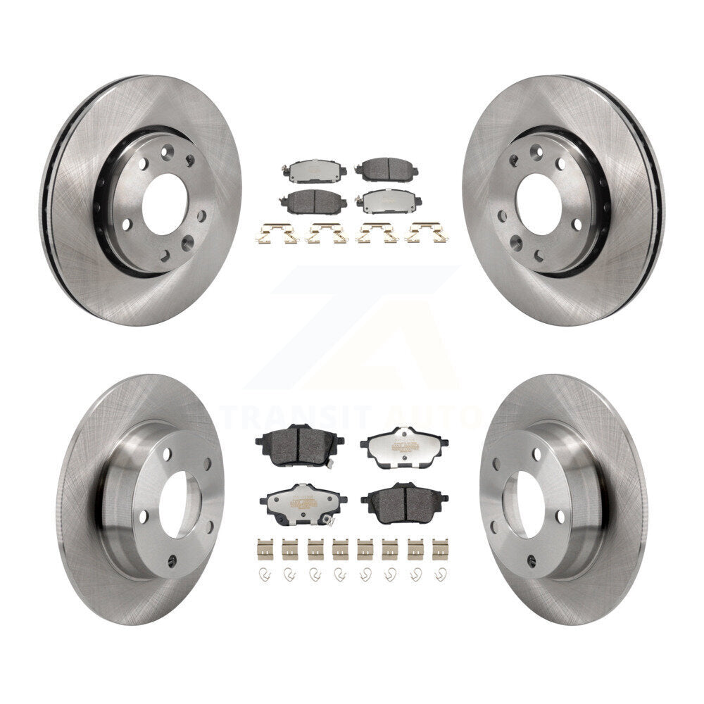Kit de plaquettes de frein semi-métalliques pour rotors de frein avant et arrière, pour frein arrière à disque Nissan Sentra