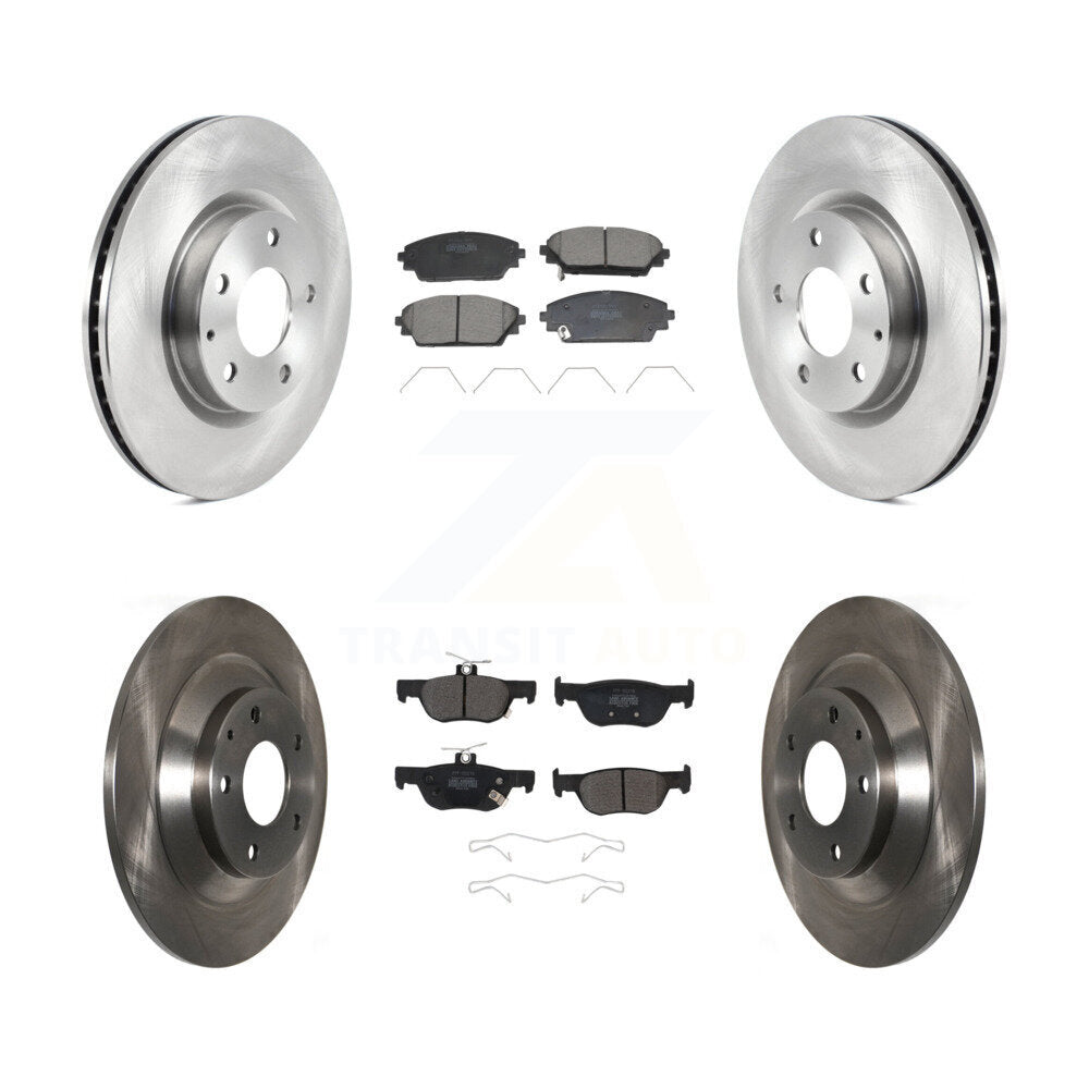 Kit de disques de frein à disque avant et arrière et plaquettes semi-métalliques pour Mazda CX-30