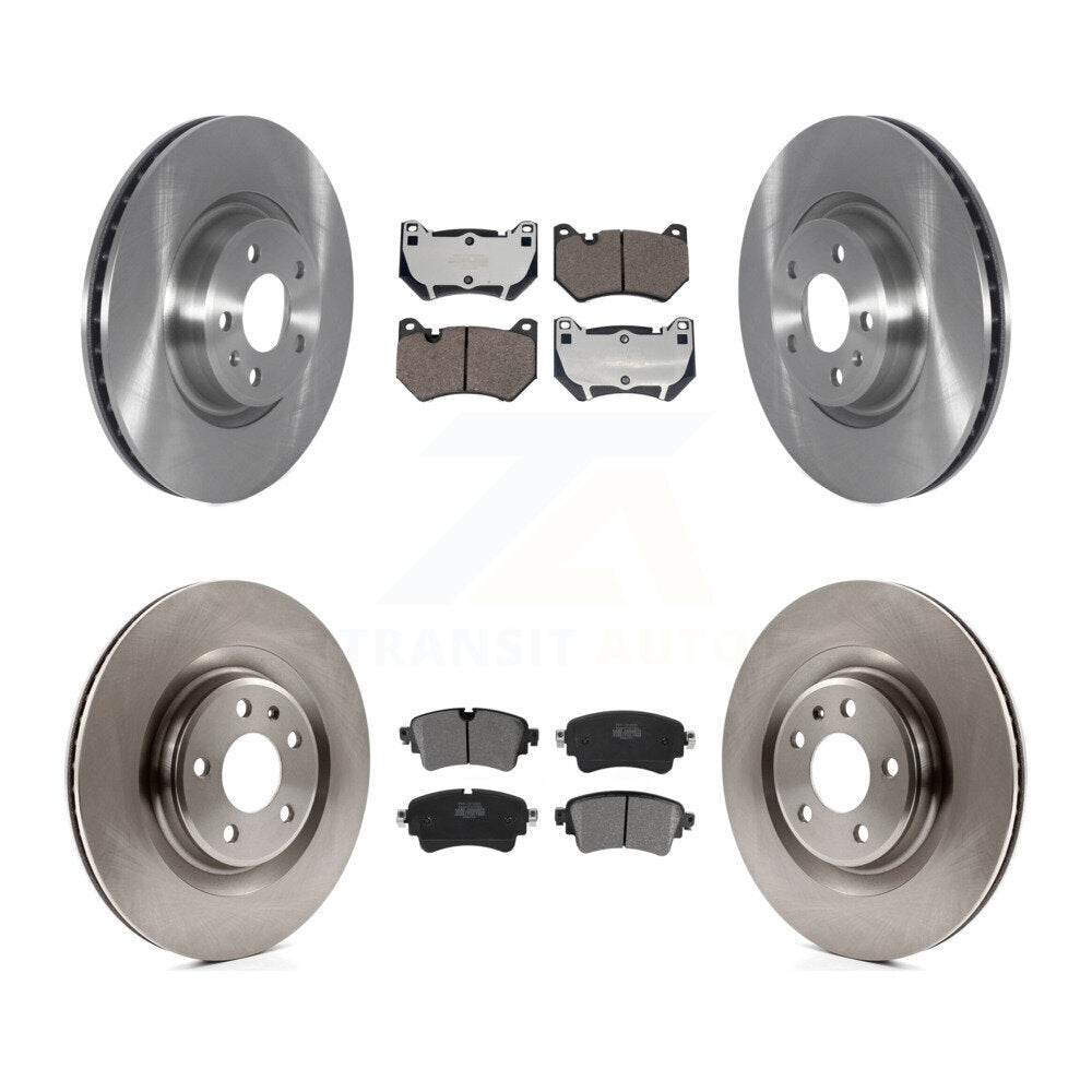 Kit de plaquettes semi-métalliques de rotor de frein avant et arrière pour Audi Q5 18 avec étrier Brembo