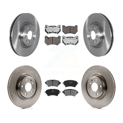 Kit de plaquettes semi-métalliques de rotor de frein avant et arrière pour Audi Q5 18 avec étrier Brembo