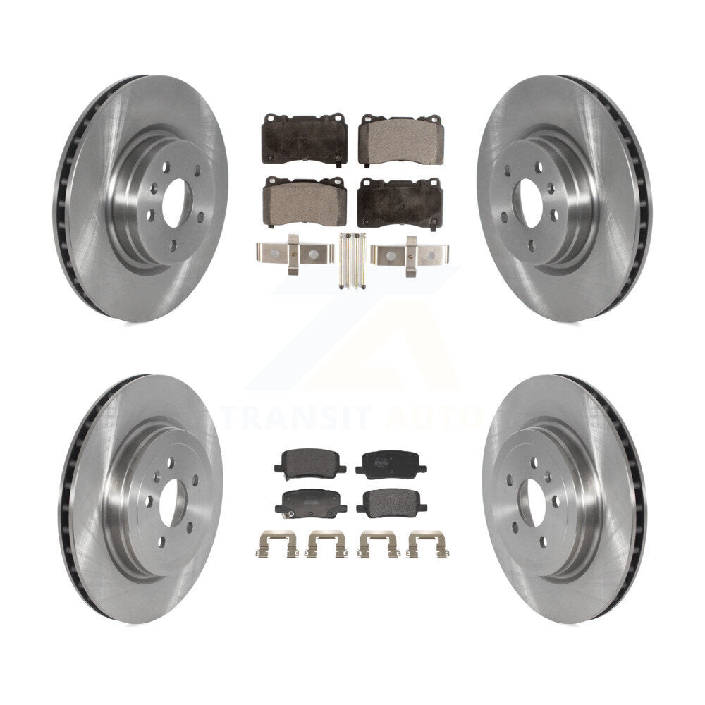 Kit de disques de frein à disque avant et arrière et plaquettes semi-métalliques pour Tesla X S 2017 – 2019