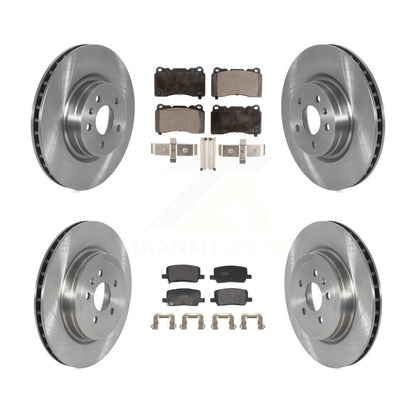 Kit de disques de frein à disque avant et arrière et plaquettes semi-métalliques pour Tesla X S 2017 – 2019