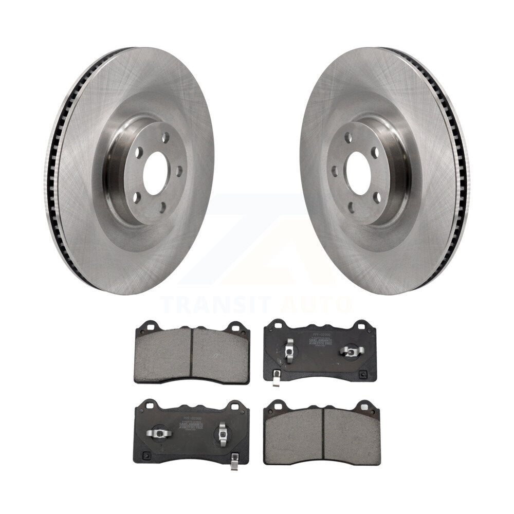 Kit de disques de frein à disque avant et plaquettes semi-métalliques pour Ford Mustang Mach-E