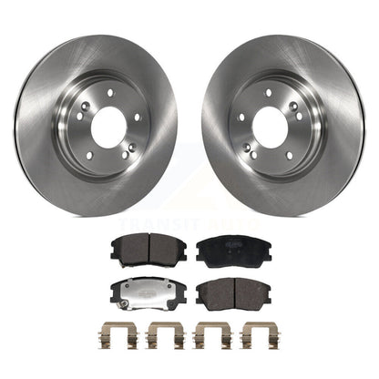 Kit de disques de frein à disque avant et plaquettes semi-métalliques pour Kia Soul EV K8F-104046
