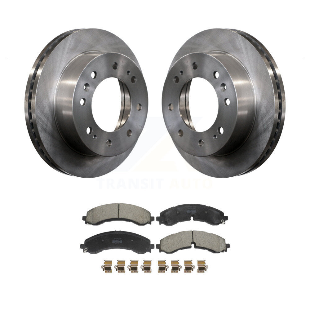 Rotors de frein avant et Kit de plaquettes semi-métalliques pour GMC Chevrolet Sierra 2500 HD 350