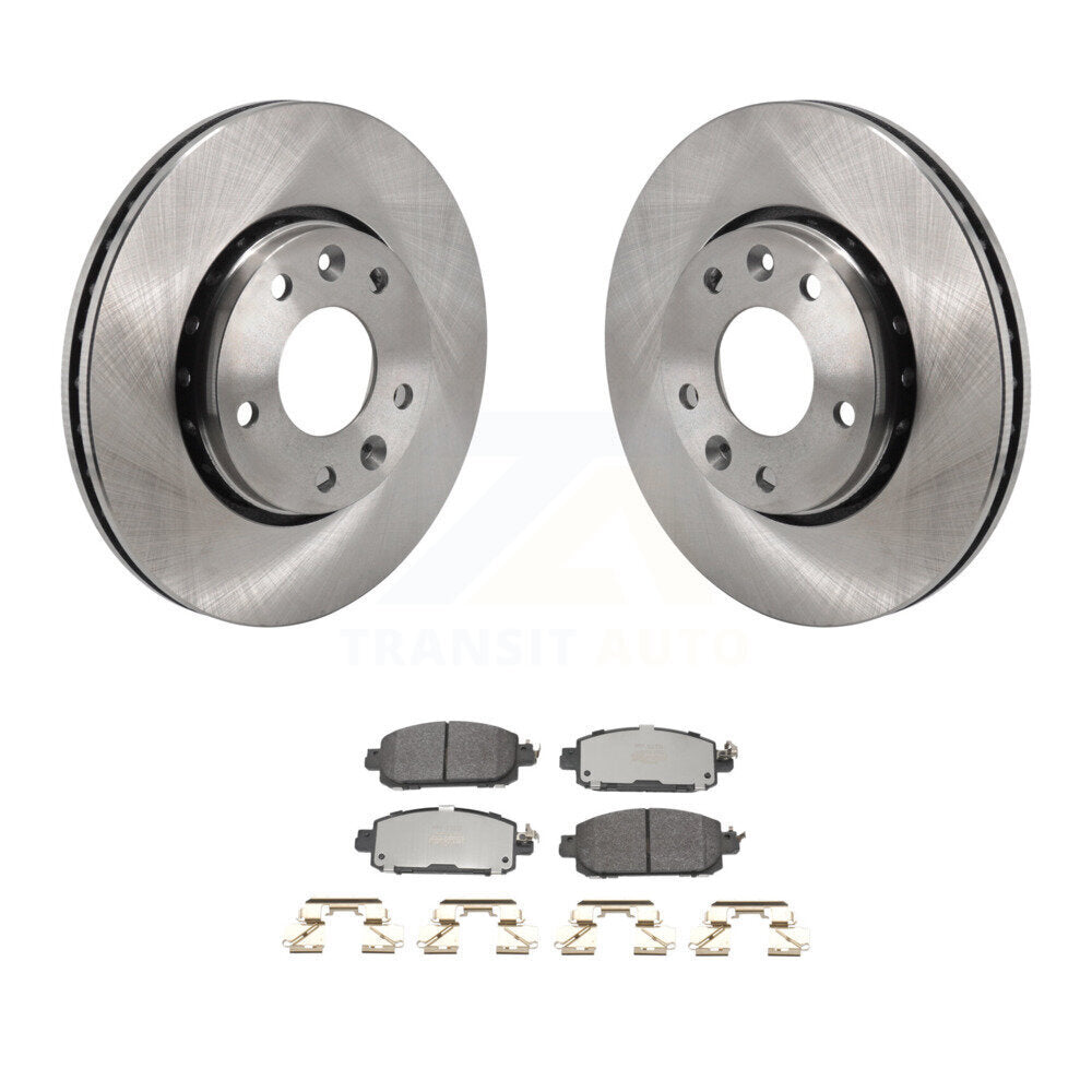 Kit de disques de frein à disque avant et plaquettes semi-métalliques pour Nissan kick Sentra