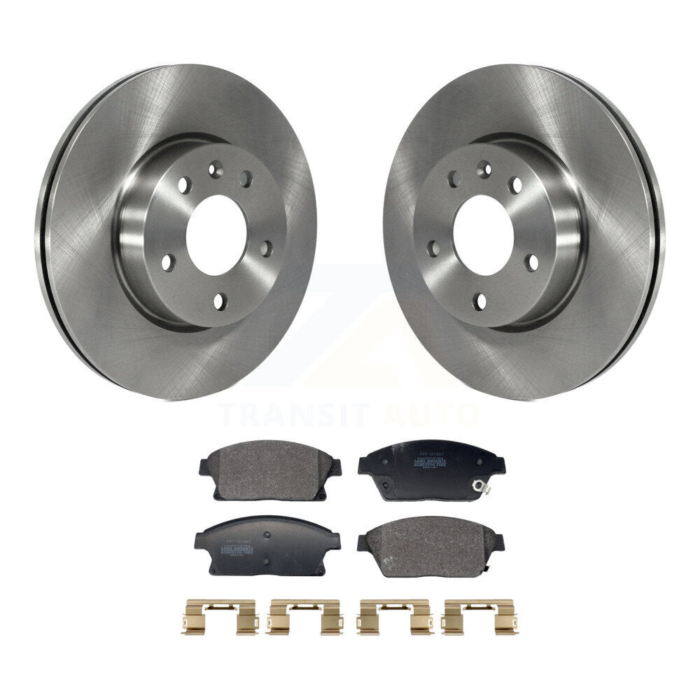 Kit de disques de frein à disque avant et plaquettes semi-métalliques pour Cadillac ATS K8F-104059