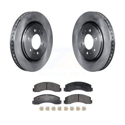 Kit de rotor de frein à disque avant et de plaquettes semi-métalliques pour Ford F-150 Expedition Lincol