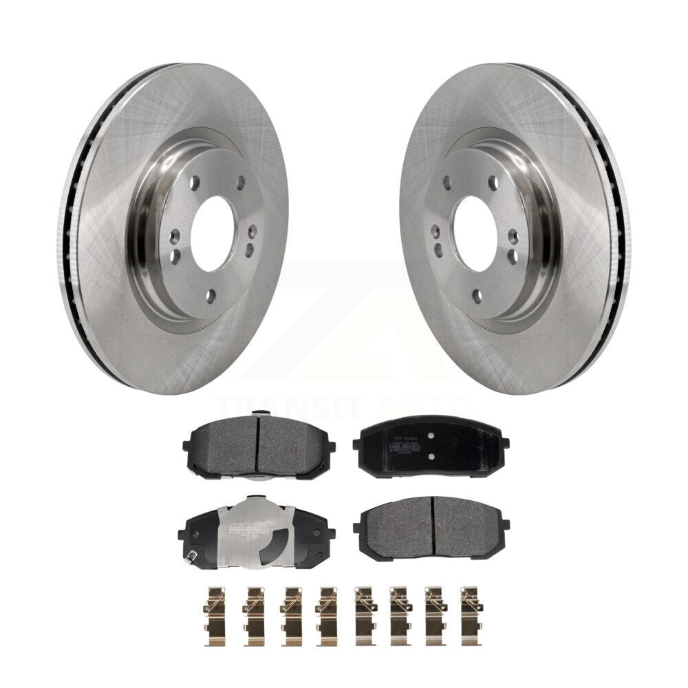 Kit de rotor de frein avant et de plaquettes semi-métalliques pour Hyundai Elantra Sonata Kia Niro E