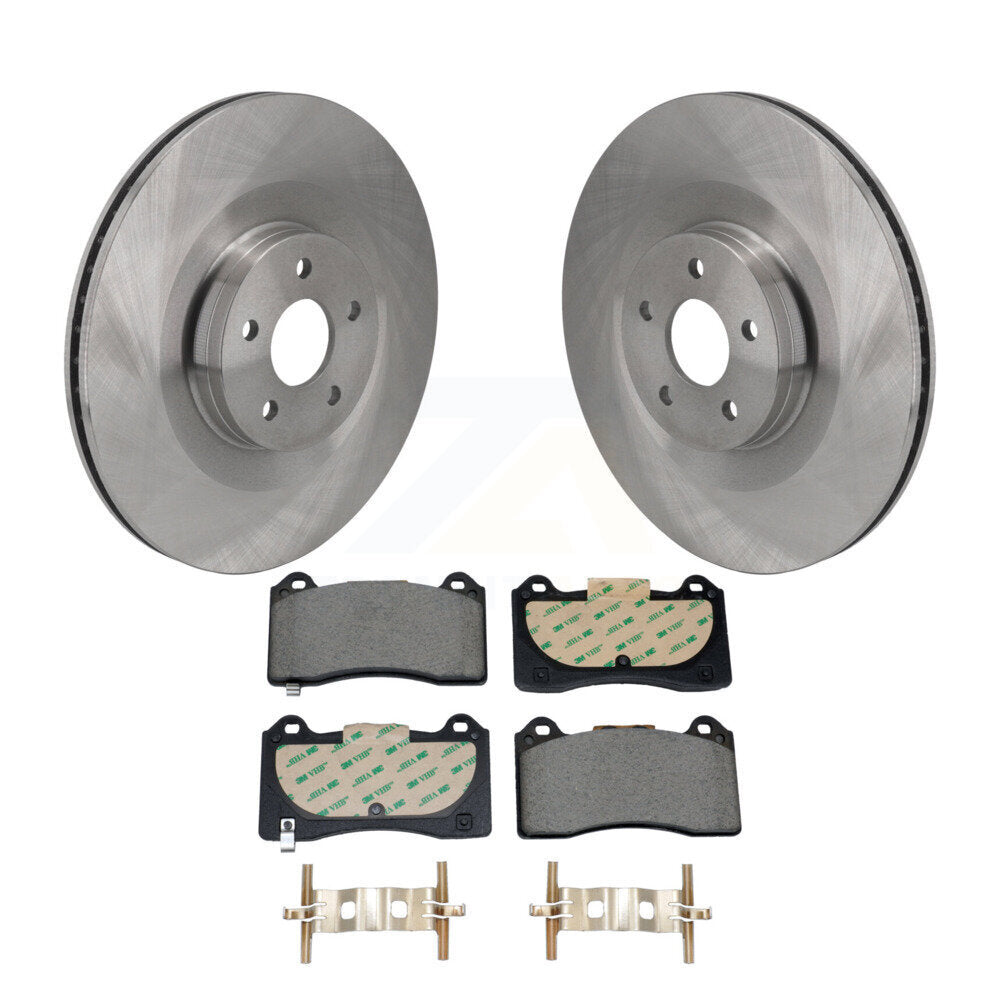Kit de disques de frein à disque avant et plaquettes semi-métalliques pour Ford Focus RS 2016-2018