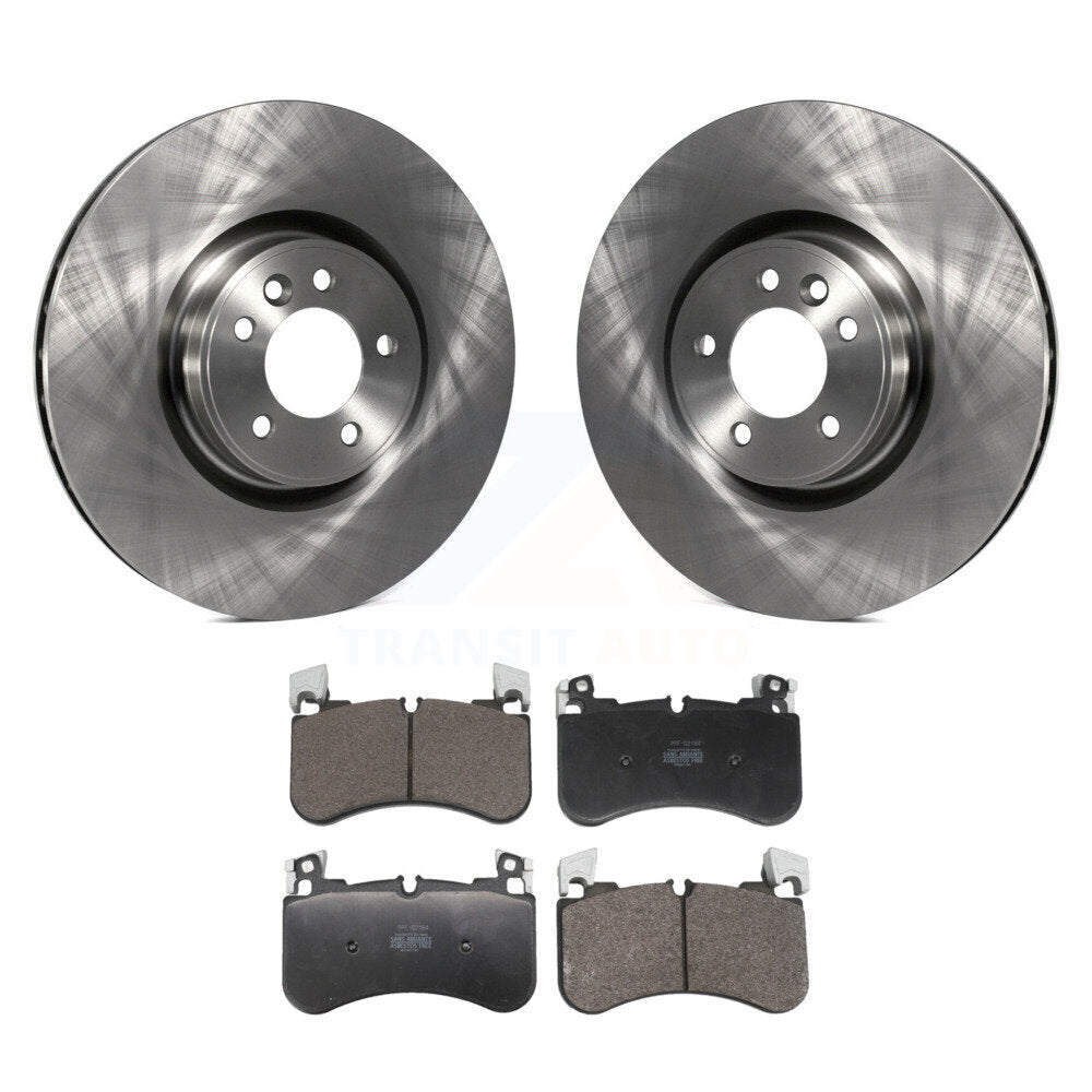 Kit de disques de frein à disque avant et plaquettes semi-métalliques pour Land Rover Range Sport