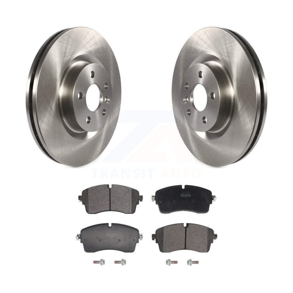 Kit de disques de frein à disque avant et plaquettes semi-métalliques pour Jaguar E-Pace K8F-104072