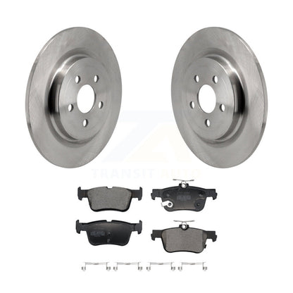 Rotors de frein à disque arrière et kit de plaquettes semi-métalliques pour Ford Mustang Mach-2021-2023