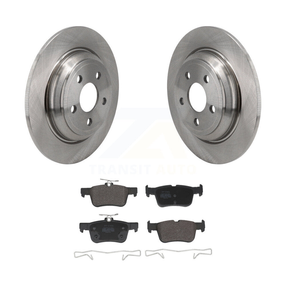 Kit de rotors de frein à disque arrière et de plaquettes semi-métalliques pour Ford Maverick 2022-2023