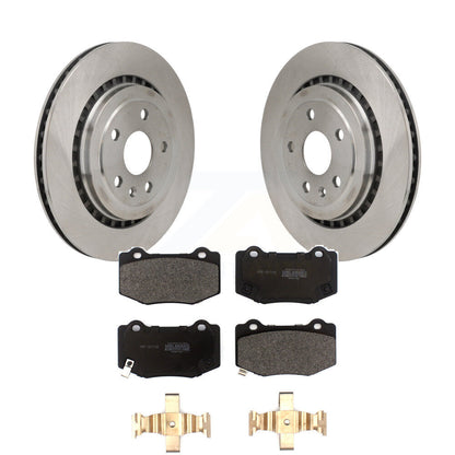 Rotors de frein à disque arrière et Kit de plaquettes semi-métalliques pour Chevrolet Camaro Cadillac AT