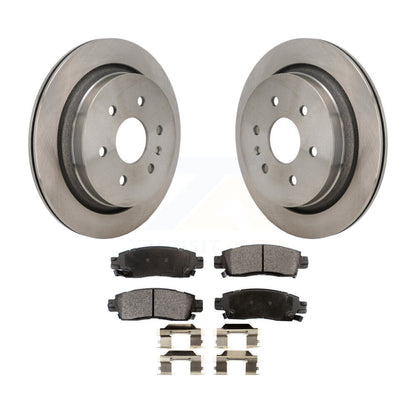 Kit de disques de frein à disque arrière et plaquettes semi-métalliques pour Cadillac XTS K8F-104079