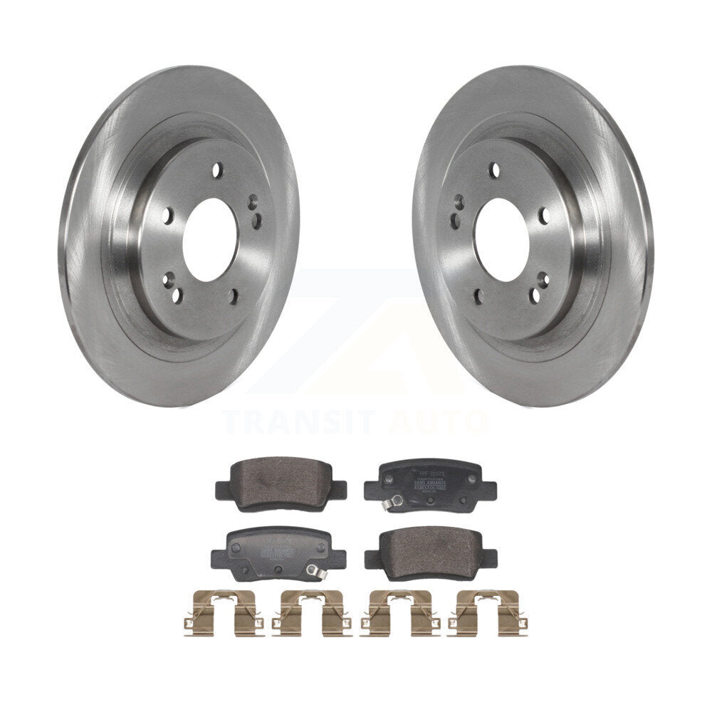 Kit de disques de frein à disque arrière et plaquettes semi-métalliques pour Kia Seltos K8F-104081