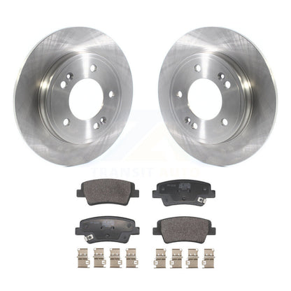 Kit de rotors de frein à disque arrière et plaquettes semi-métalliques pour Hyundai Elantra K8F-10408