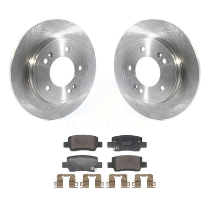 Kit de rotors de frein à disque arrière et plaquettes semi-métalliques pour Hyundai Elantra K8F-10408