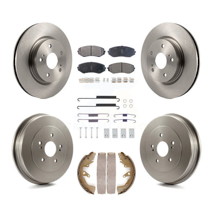 Kit de tambour à plaquettes semi-métalliques pour rotors de frein avant et arrière (7 pièces) pour Suzuki Grand Vitar