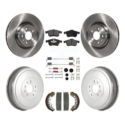 Kit de plaquettes et de tambour semi-métalliques pour Rotor de frein avant et arrière (7 pièces) pour Ram ProMaster Cit