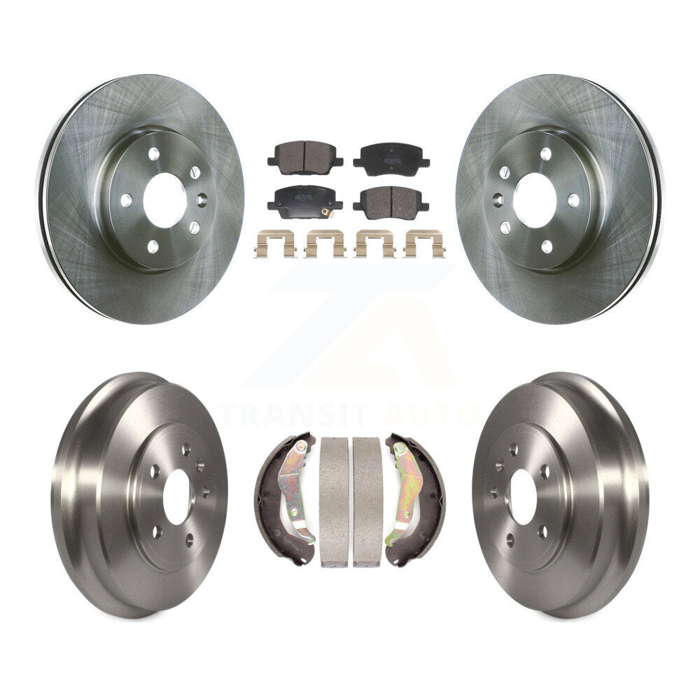 Rotors de frein avant et arrière, Kit de tambour à plaquettes semi-métalliques pour Chevrolet Soni 2018 – 2020