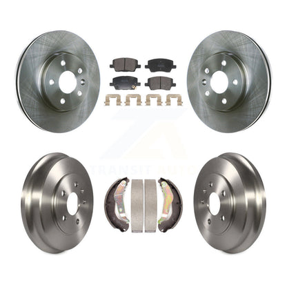 Rotors de frein avant et arrière, Kit de tambour à plaquettes semi-métalliques pour Chevrolet Soni 2018 – 2020