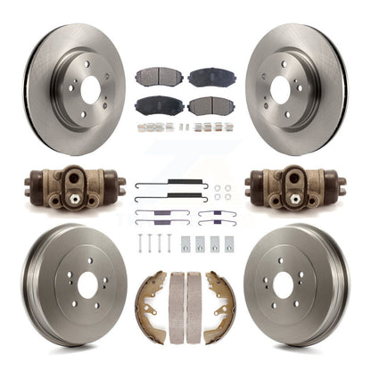 Kit de tambours à plaquettes semi-métalliques pour rotors de frein avant et arrière (9 pièces) pour Suzuki Grand Vitar