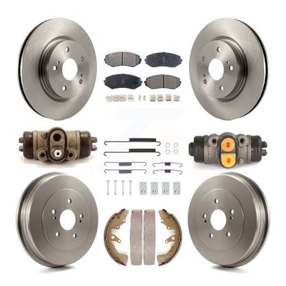 Kit de tambours à plaquettes semi-métalliques pour rotors de frein avant et arrière (9 pièces) pour Suzuki Grand Vitar