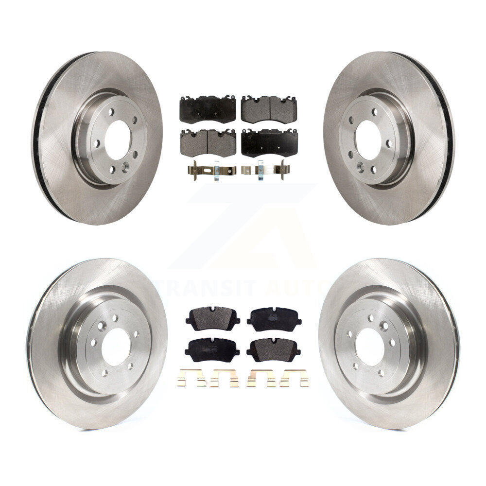 Kit de rotor de frein à disque avant et arrière et plaquettes semi-métalliques pour Land Rover Range Spor