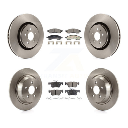 Kit de rotors de frein à disque avant et arrière et plaquettes semi-métalliques pour Lincoln Nautilus