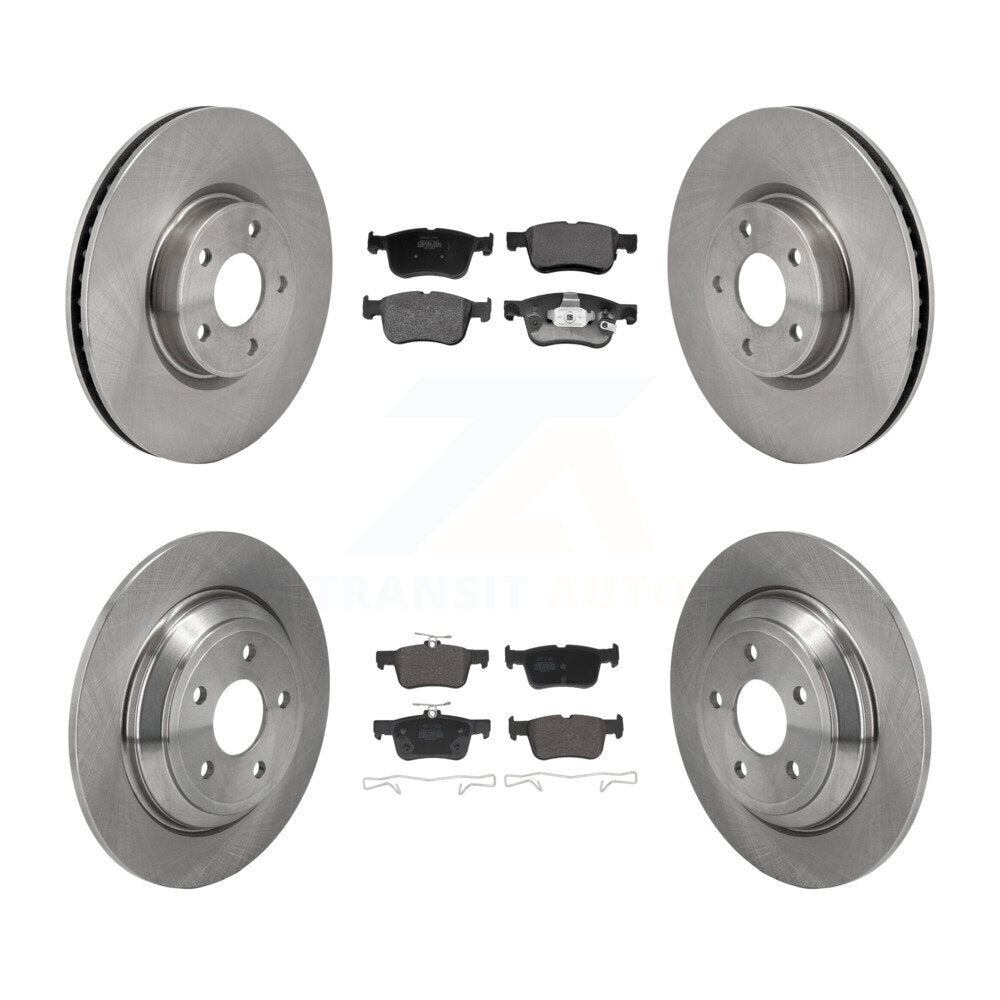 Kit de rotor de frein à disque avant et arrière et plaquettes semi-métalliques pour Ford Escape Bronco Spor