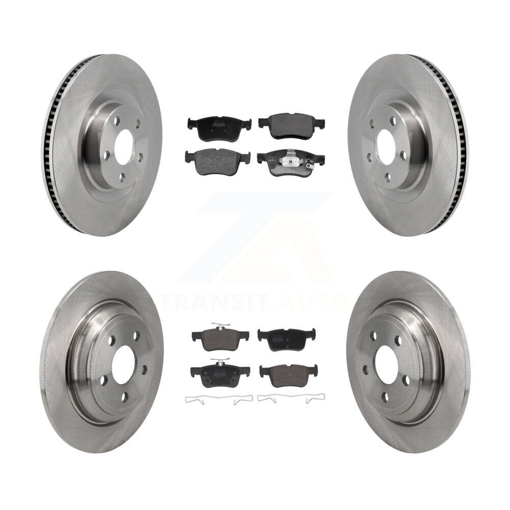 Rotors de frein à disque avant et arrière et kit de plaquettes semi-métalliques pour Ford Maveric 2022 – 2023