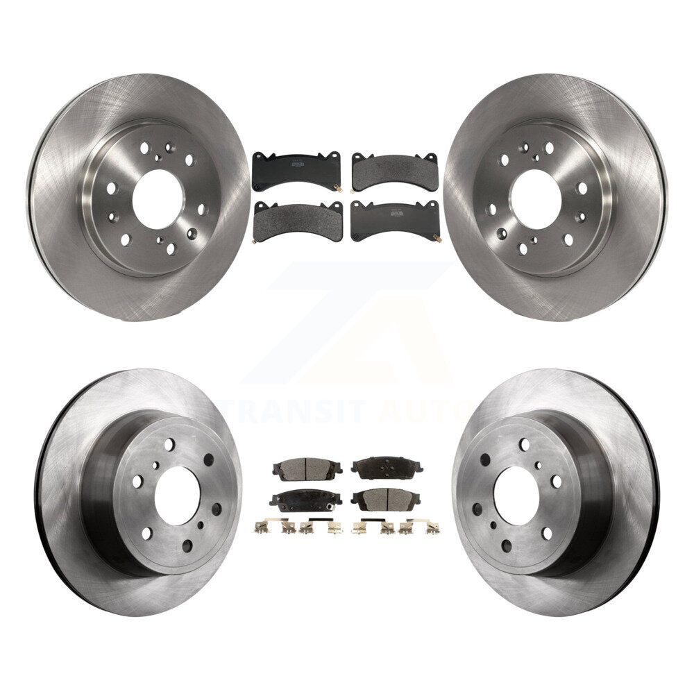 Kit de plaquettes semi-métalliques de Rotor de frein avant et arrière, pour GMC Sierra 1500 Chevrolet Yuko