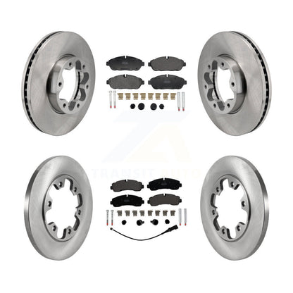 Kit de plaquettes de frein semi-métalliques pour rotors de frein avant et arrière, pour Ford Transit-350 AW 2020 – 2021