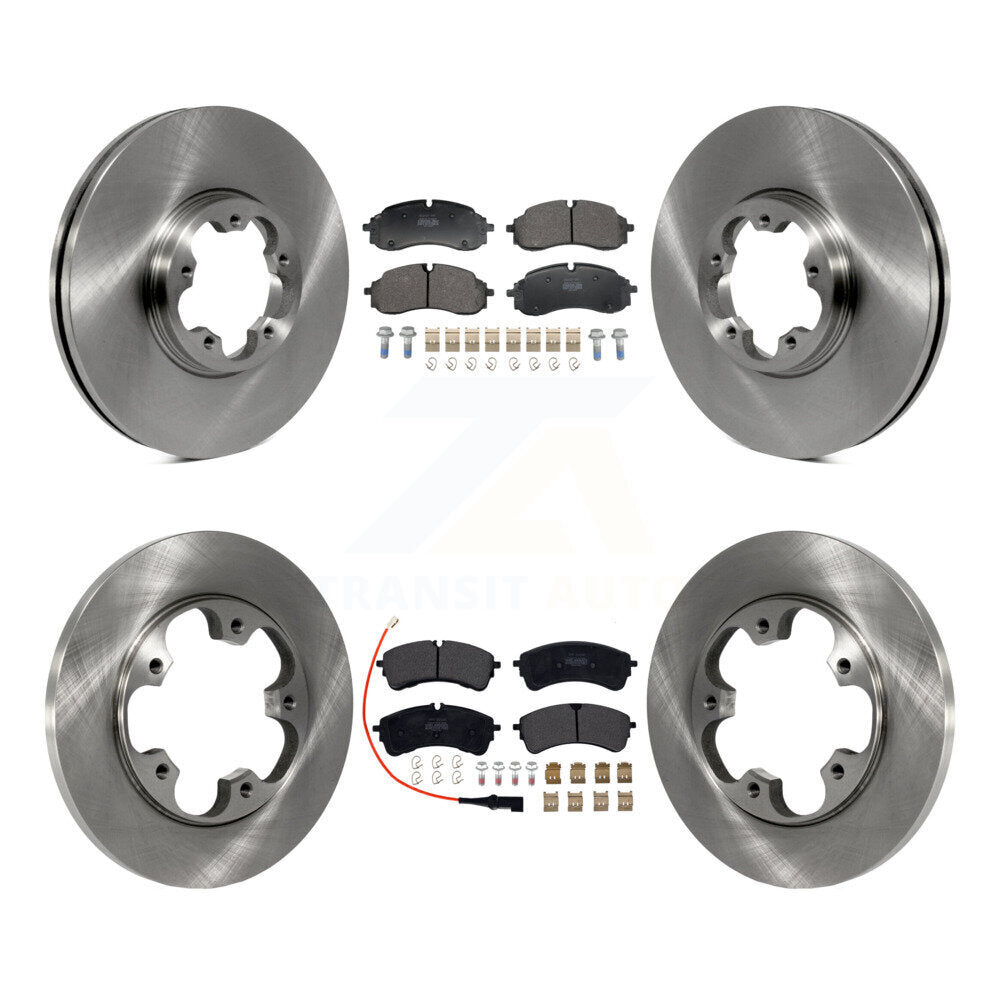 Kit de disques de frein avant et arrière et plaquettes semi-métalliques pour Ford Transit-250 Transit-35