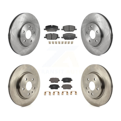 Kit de rotor de frein avant et arrière et plaquettes semi-métalliques pour Buick Envision Cadillac XT