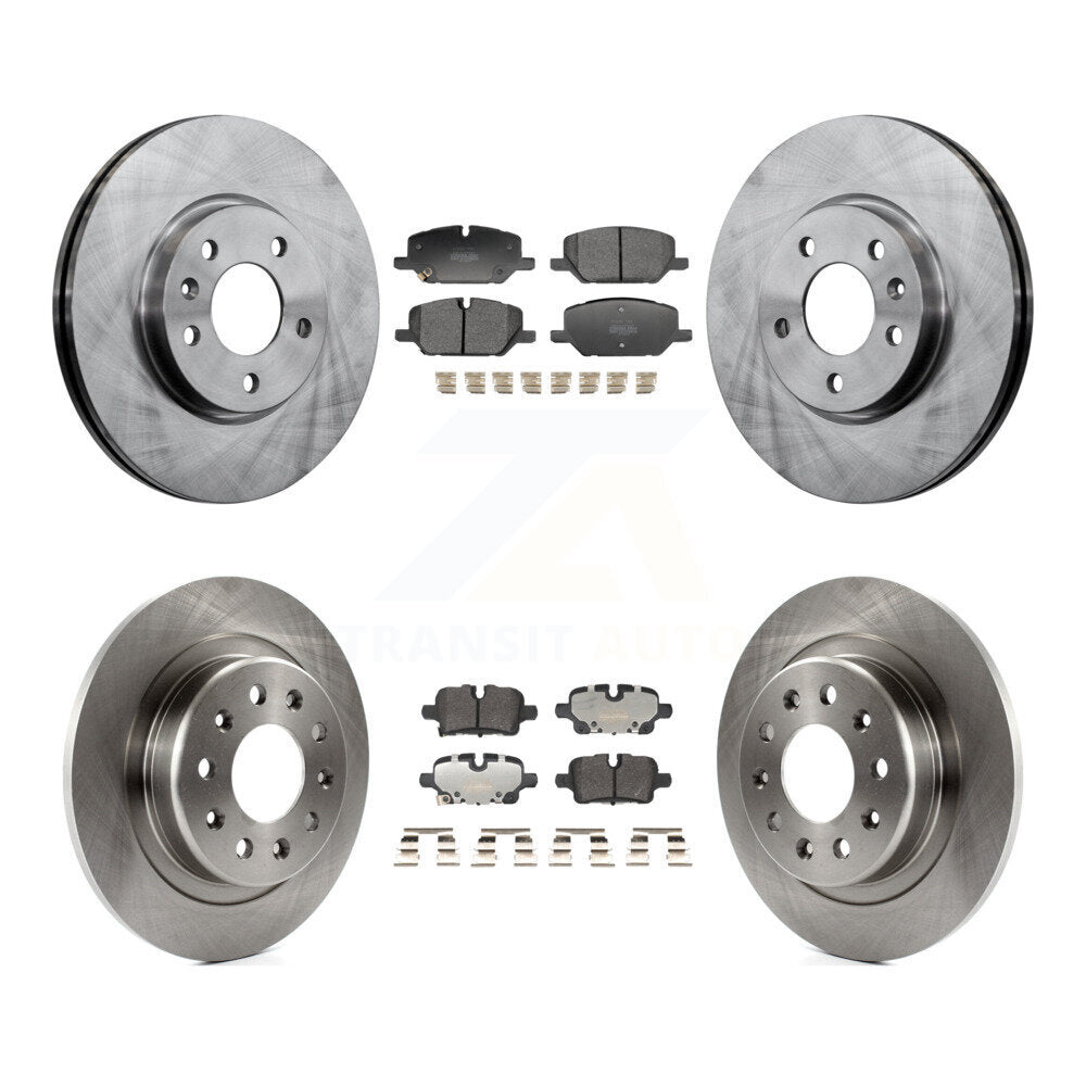 Kit de disques de frein à disque avant et arrière et plaquettes semi-métalliques pour GMC Terrain