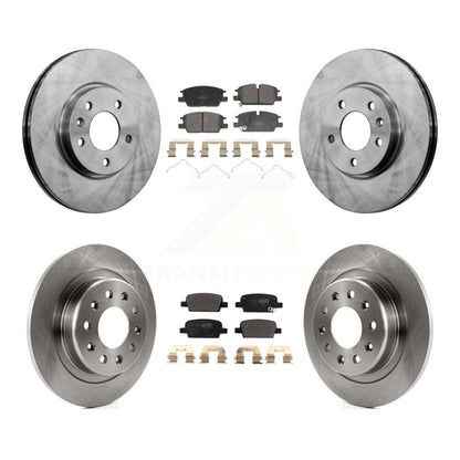 Kit de rotors de frein à disque avant et arrière et plaquettes semi-métalliques pour Chevrolet Malibu