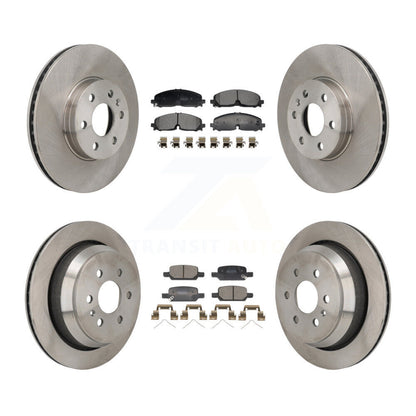 Kit de rotor de frein avant et arrière et plaquettes semi-métalliques pour Chevrolet Colorado GMC Canyo
