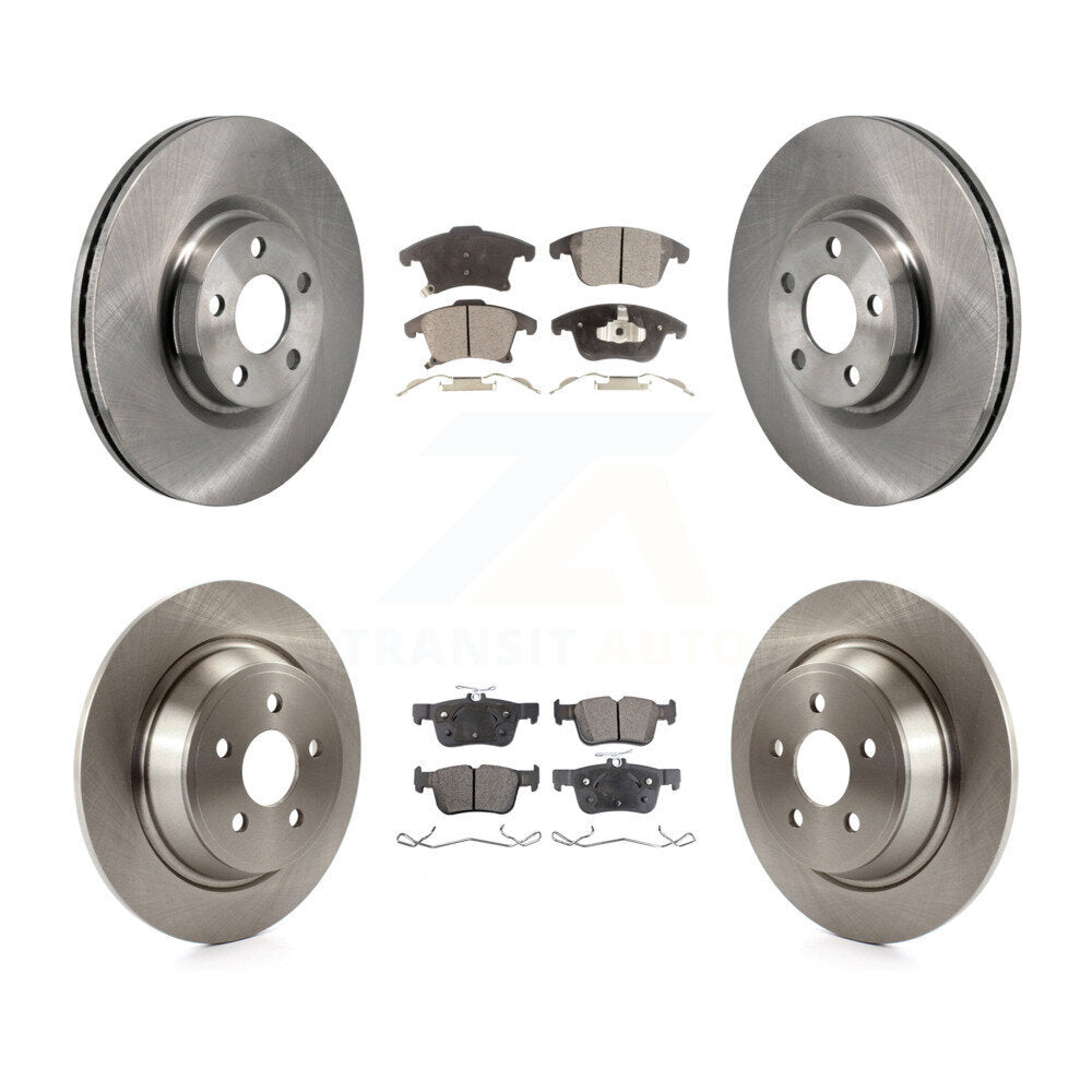 Kit de plaquettes semi-métalliques de Rotor de frein à disque avant et arrière, pour Lincoln MKZ 2017 2020 – 2.0