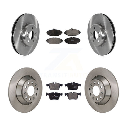 Kit de disques de frein à disque avant et arrière et plaquettes semi-métalliques pour Mercedes-Benz C300