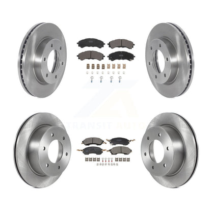 Kit de rotors de frein à disque avant et arrière et plaquettes semi-métalliques pour Ford Bronco