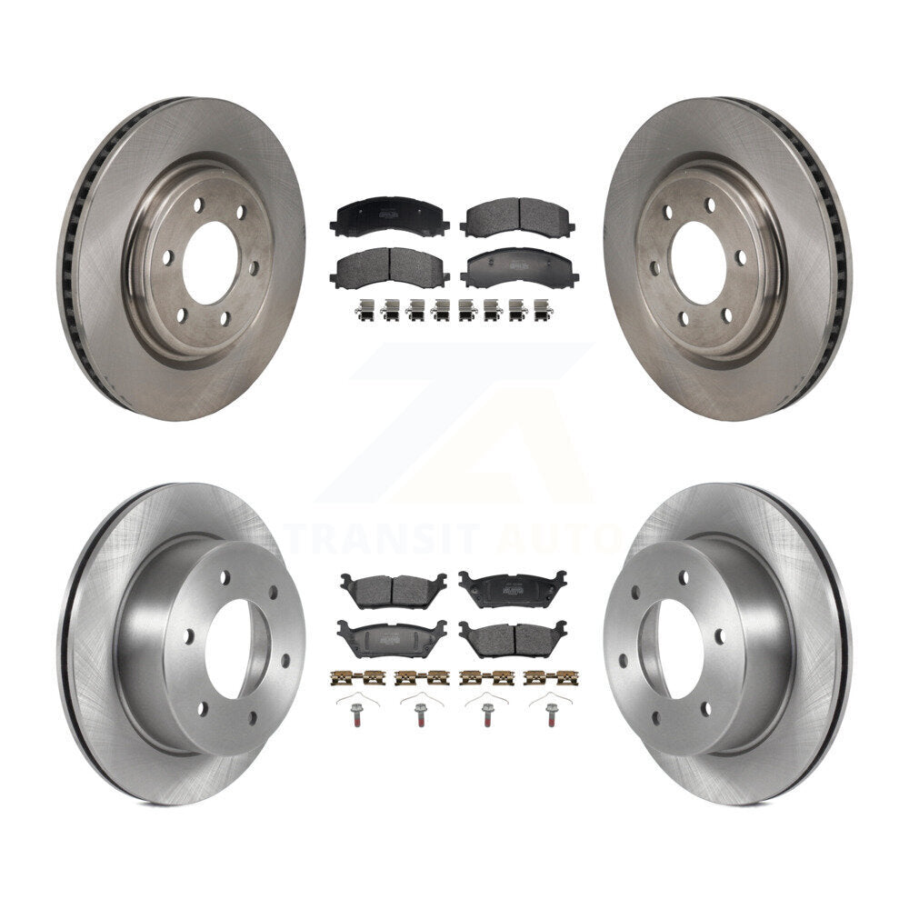 Kit de plaquettes semi-métalliques de Rotor de frein à disque avant et arrière, pour Ford Bronco 2022 2023 3.0
