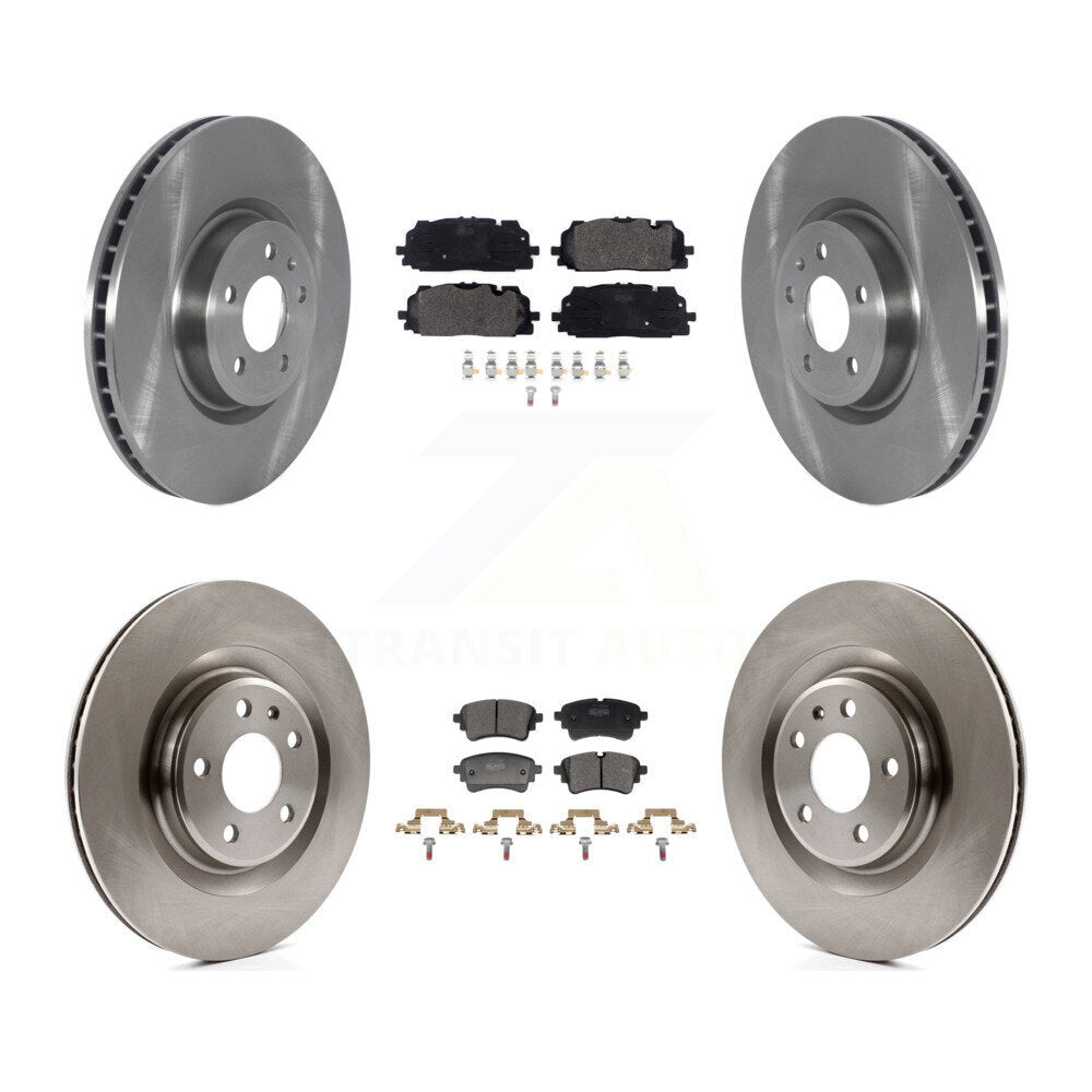Kit de rotor de frein à disque avant et arrière et plaquettes semi-métalliques pour Audi S5 SQ5 Sportback S