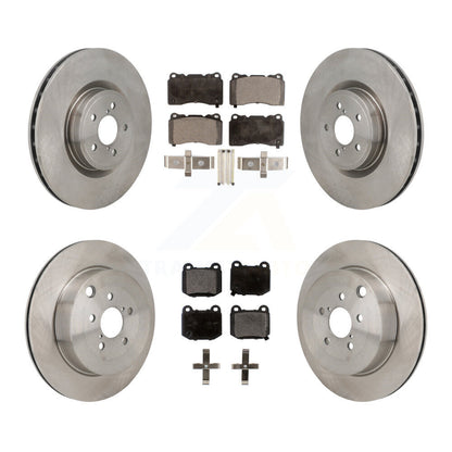 Kit de rotors de frein à disque avant et arrière et plaquettes semi-métalliques pour Subaru BRZ Toyota 8