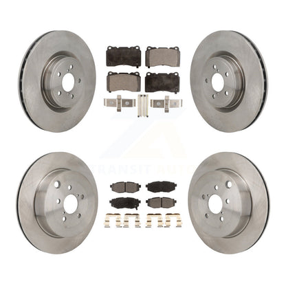 Kit de rotor de frein avant et arrière et plaquettes semi-métalliques pour Subaru BRZ avec frein Brembo