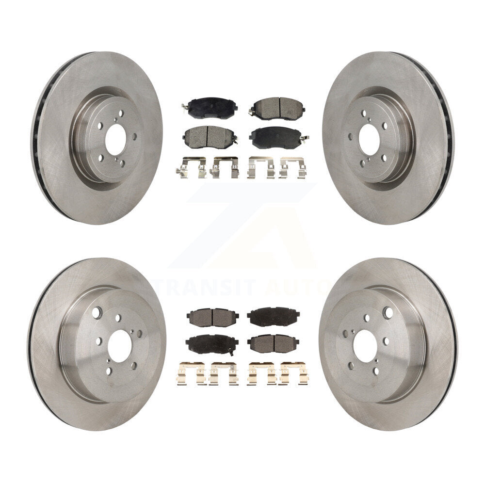 Kit de plaquettes semi-métalliques de rotor de frein avant et arrière pour Toyota 86 19 avec frein Brembo